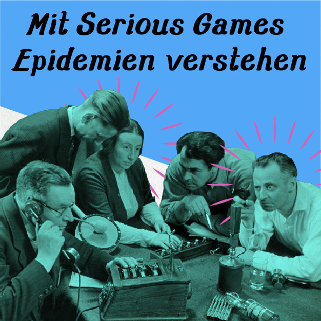 Podcastcover von Hamburg hOERt ein HOOU mit dem Text: Mit Serious Games Epidemien verstehen.