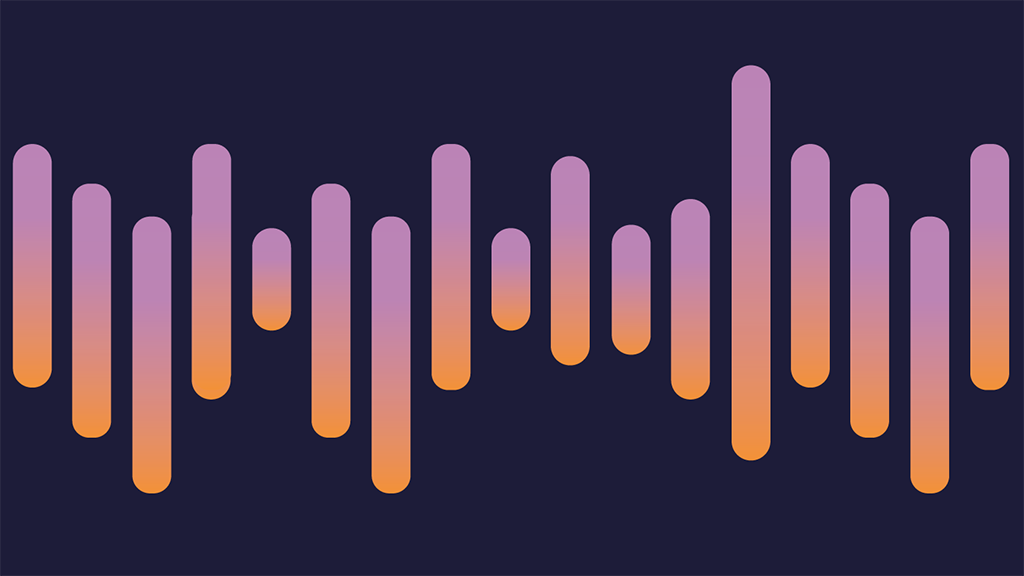 Eine Audiowelle